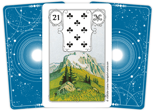 Die Lenormandkarte „Der Berg“