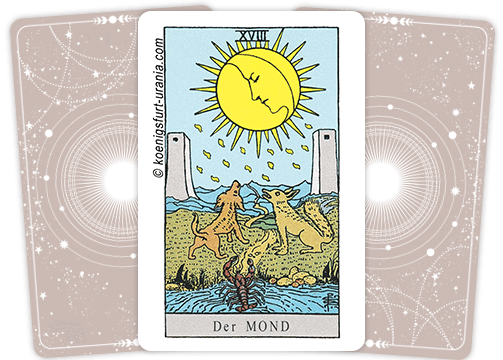 Die Tarotkarte „Der Mond“