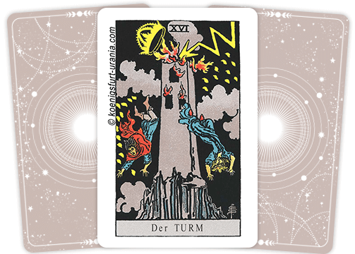 Die Tarotkarte „Der Turm“