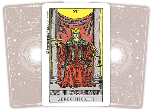 Die Tarotkarte „Die Gerechtigkeit“