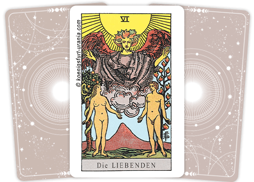 Die Tarotkarte „Die Liebenden“