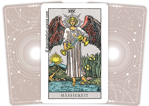 Die Tarotkarte „Die Mäßigkeit“