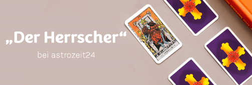 Tarotkarte Herrscher bei astrozeit24