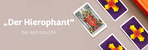 Tarotkarte Hierophant bei astrozeit24