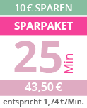 45,90 € (1,84 €/Min.) Minutenpaket über 25 Beratungsminuten